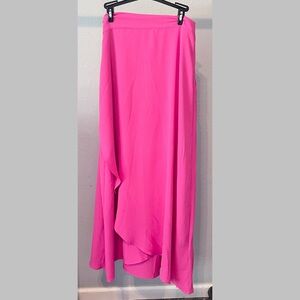 GREATHE Pink Long Maxi Wrap Skirt XL
